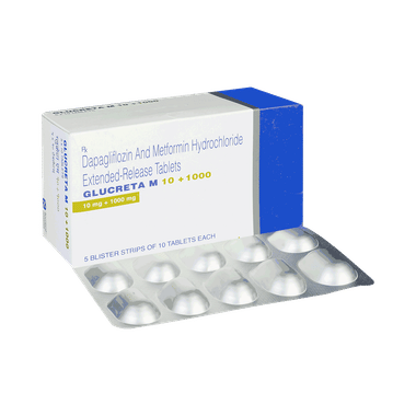 Glucreta M 10/1000 Tablet ER