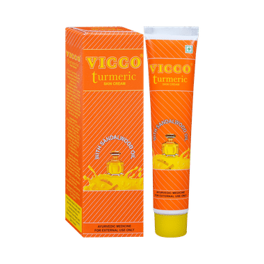 Vicco Turmeric Skin Cream With Sandalwood Oil