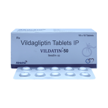 <span style='color:#626A7A'>Vildatin 50mg Tablet</span>