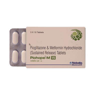 Piohope-M 15 Tablet SR