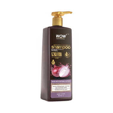 WOW Skin Science Red Onion Black Seed Oil Shampoo