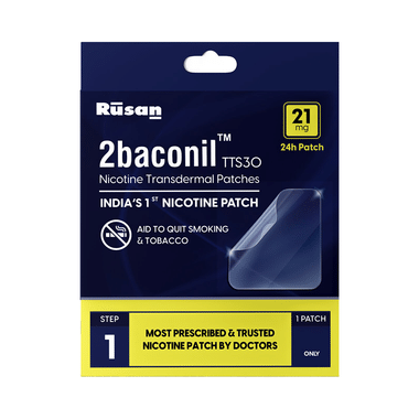 2baconil 21mg Nicotine Transdermal Patch Step 1