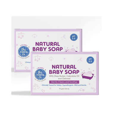 The Moms Co. Natural Baby Soap (75gm Each)