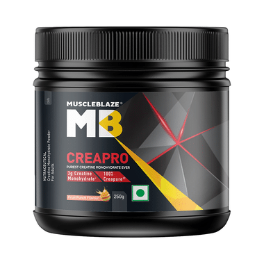 MuscleBlaze Creapro Creatine | With Creapure For Lean Muscles, Energy & Strength | Fruit Punch