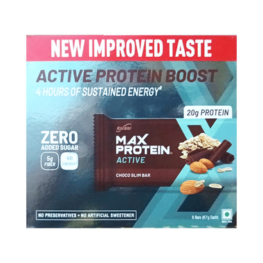 RiteBite Max Protein Active 20g Protein Bar Choco Slim