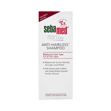 Sebamed Anti-Hairloss Shampoo with Caffeine & Ginko Biloba for Hair Care | For All Hair Types