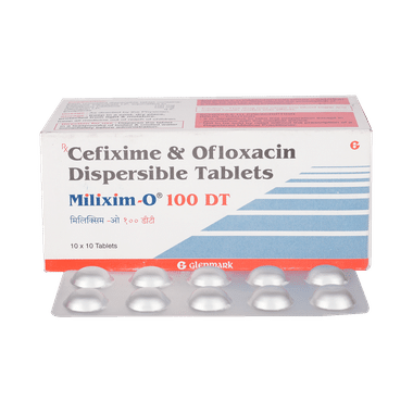 Milixim-O 100mg/100mg Tablet DT
