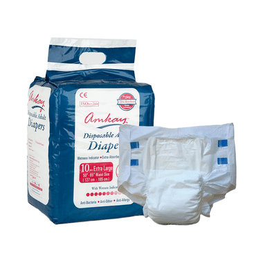 Amkay Adults Diaper | High Absorbency And Leak Proof | Extra Large