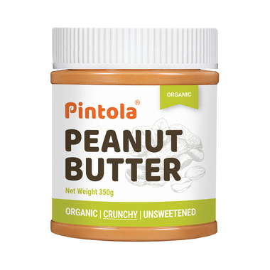 Pintola Organic Peanut Butter Unsweetened Butter Crunchy