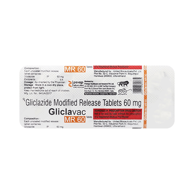 Gliclavac MR 60 Tablet