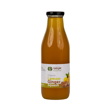 Satvyk Organic Lemon Ginger Squash