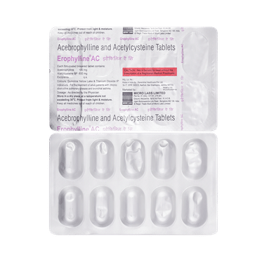 Erophylline AC 100mg/600mg Tablet