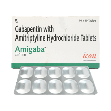 Amigaba 300 mg/10 mg Tablet