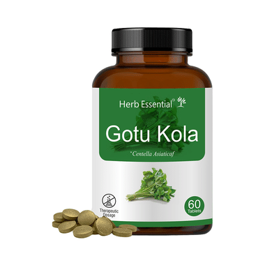 Herb Essential Gotu Kola (Centella Asiatica) 500mg Tablet