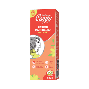Amrutanjan Comfy Snug Fit Period Pain Relief Roll-On
