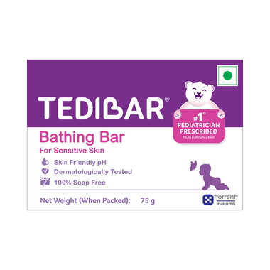 Tedibar Baby Bathing Bar For Sensitive Skin | Soap Free