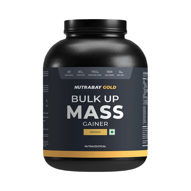 Nutrabay Gold Bulk Up Mass Gainer Powder Mango