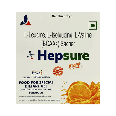 Hepsure Orange Sugar Free Sachet