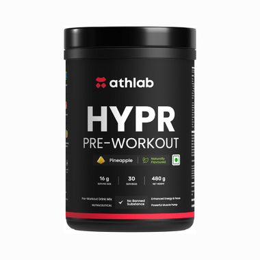 Athlab Hypr Pre-Workout Powder Pineapple