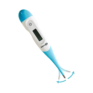 Tata 1mg Flexible Tip Digital Thermometer with One Touch Operation for Child and Adult