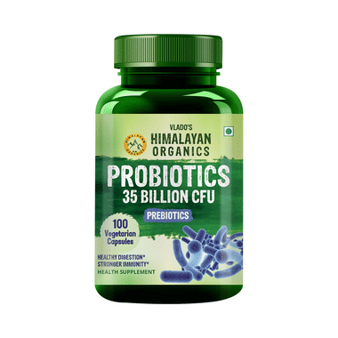 Vlado's Himalayan Organics Probiotics Supplement 35 Billion CFU for Healthy Digestion