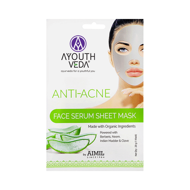 Ayouthveda Anti-Acne Face Serum Sheet Mask