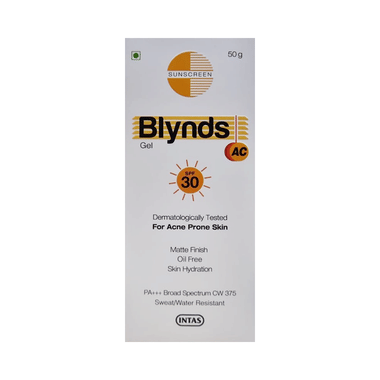 Blynds AC Gel SPF 30+ PA+++ For Skin Hydration | For Acne-Prone Skin