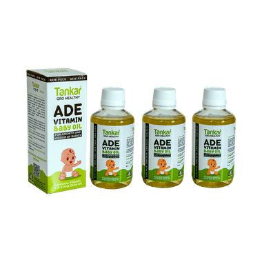 Tankar ADE Vitamin Baby Oil(170ml Each)