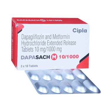 dapaSACH - M 10mg/1000mg Tablet