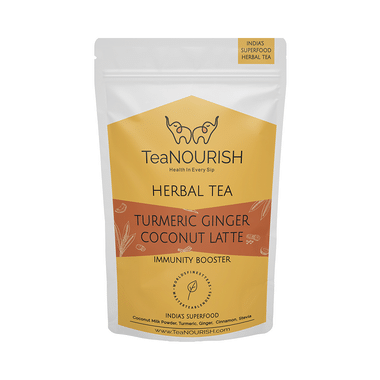 TeaNourish Herbal Tea Turmeric Ginger Coconut Latte