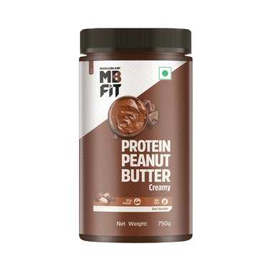 MuscleBlaze MB Fit Protein Peanut + Whey Butter Dark Chocolate Creamy