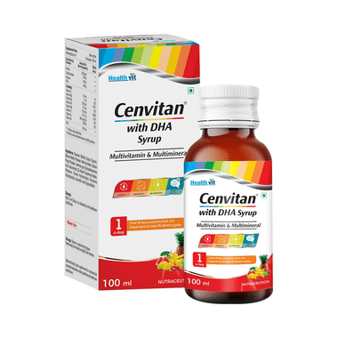 HealthVit Cenvitan with DHA Syrup Mixed Fruit