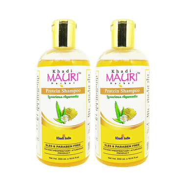 Khadi Mauri Herbal Protein Shampoo (300ml Each)