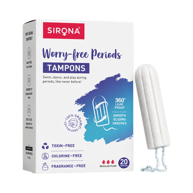Sirona Now Periods Made Easy Premium Digital Tampons Regular
