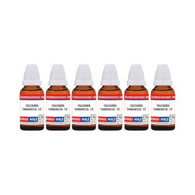 Dr. Majumder Homeo World Calcarea Carbonica Dilution (30ml Each) 12 CH