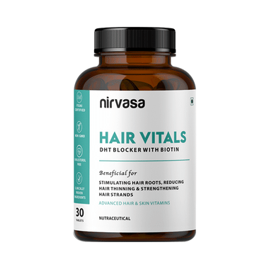 Nirvasa Hair Vitals DHT Blocker with Biotin Tablet