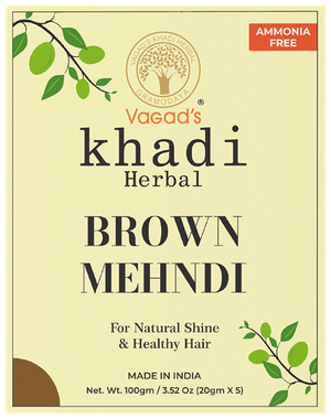 Vagad's Khadi Herbal Mehndi Powder Brown Vagad's Khadi Herbal Mehndi Powder Brown