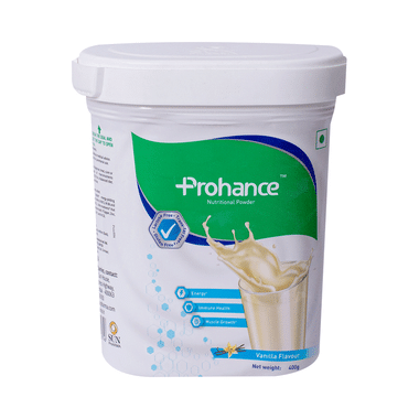 Prohance Complete Drink For Energy, Muscle Growth & Immunity | Flavour Powder Vanilla