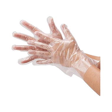 Bos Medicare Surgical Disposable Transperent Hand Gloves -100pcs Biodegradable & 100% Compostable