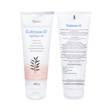 Cutimax-O Oat Moisturizing Lotion | Paraben, Allergen & Fragrance-Free