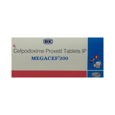 Megacef 200mg Tablet