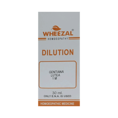 Wheezal Gentiana Lutea Dilution 1M
