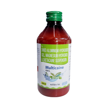 Multicaine Gel Mint Sugar Free
