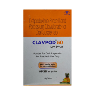Clavpod 50 Dry Syrup Pineapple