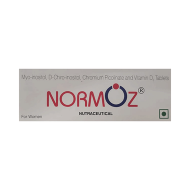 Normoz Tablet With Myo-Inositol, D-Chiro-Inositol, Chromium & Vitamin D2