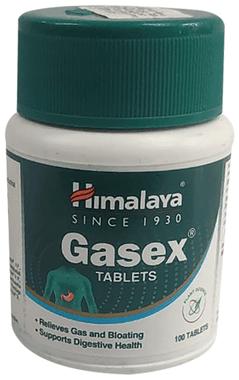 Himalaya Gasex Tablet | Relieves Gas & Bloating | Supports Digestive Health