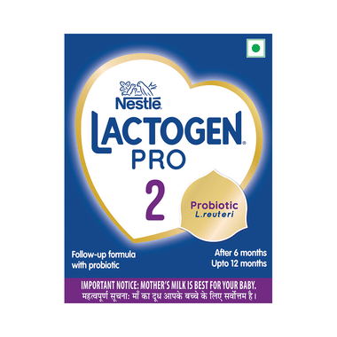 Nestle Lactogen Pro 2 Powder, Follow-Up Formula With Probiotic, After 6 Months Up To 12 Months