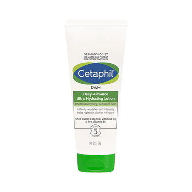 Cetaphil DAM Daily Advance Ultra-Hydrating Lotion | For Continuously Dry, Sensitive Skin