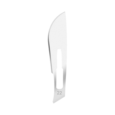 Agarwals Carbon Steel Sterile Surgical Blade  22