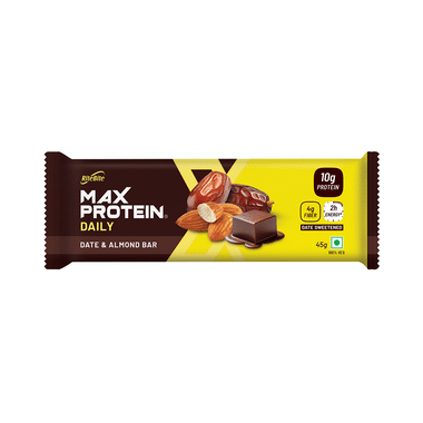 RiteBite Max Protein Daily 10 Gm Protein Bar Date & Almond